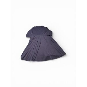 zattcas dress Navy Fit And Flare Below Knee Short Sleeve Stretch Xxl NWT Work‎